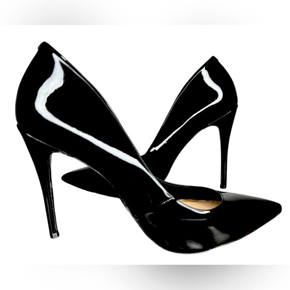 Aldo Shoes - Aldo Black Patent Leather Stiletto High Heels Womens 9